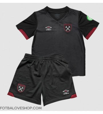 West Ham United Dětské Venkovní Dres 2024-25 Krátký Rukáv (+ trenýrky)